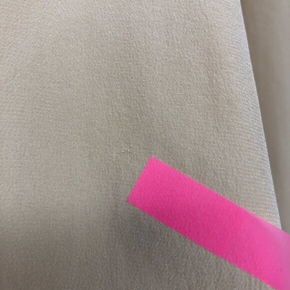 NWT Rachel Zoe light beige 100% silk long sleeve blouse size ~ Medium - Picture 15 of 16